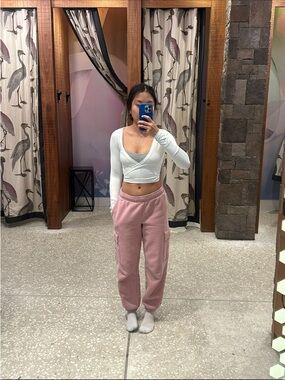 Aritzia Cozy Sweatfleece Cargo Sweatpants